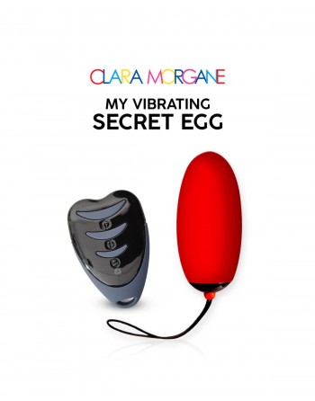 My vibrating secret egg - Rouge - Clara Morgane - les nuances du désir