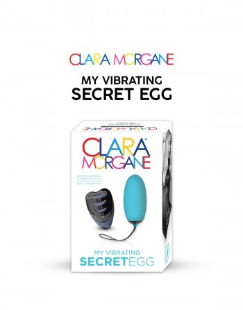 My vibrating secret egg - bleu - Clara Morgane - les nuances du désir