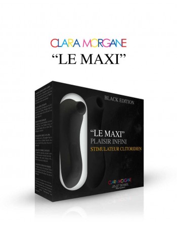 Le Maxi stimulateur clitoridien - Noir - les nuances du désir