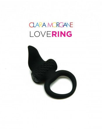 Love Ring - cockring vibrant - Noir - Clara Morgane - les nuances du désir