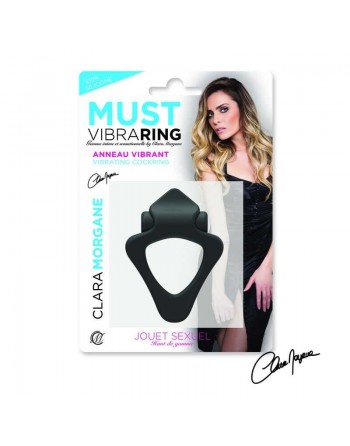 Must vibra ring - Anneau vibrant - Noir - Clara Morgane - les nuances du désir