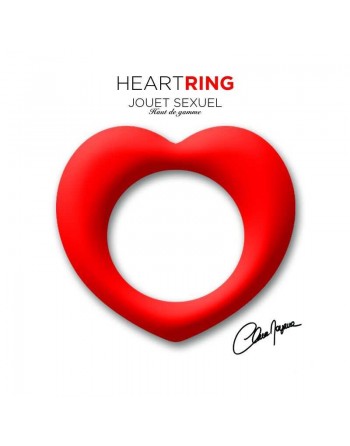 Heart ring - Anneau a effet retardant - Rouge - Clara Morgane - les nuances du désir