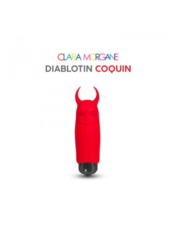 Mini Stimulateur Diablotin Coquin Clara Morgane - Rouge - les nuances du désir