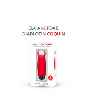 Mini Stimulateur Diablotin Coquin Clara Morgane - Rouge - les nuances du désir