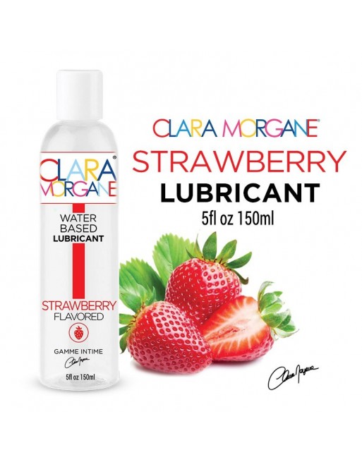 Lubrifiant Fraise 150 ml Clara Morgane - les nuances du désir