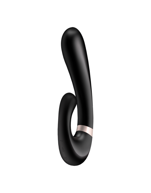 Stimulateur clitoridien point G Satisfyer Heat Wave Connect App - Noir - les nuances du désir