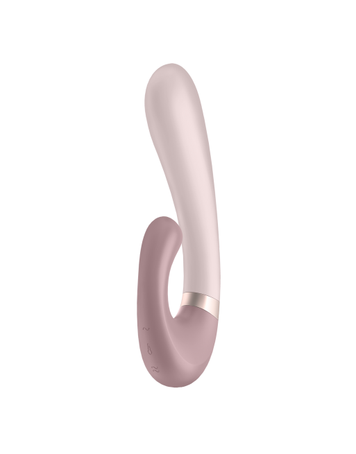 Stimulateur clitoridien et point G Satisfyer Heat Wave Connect App - Mauve - les nuances du désir