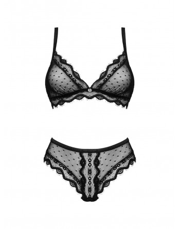 Ensemble lingerie noir Marrbel - les nuances du désir