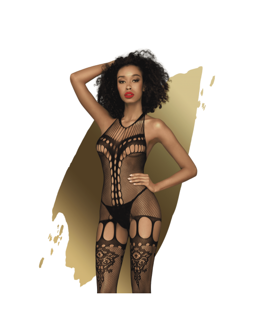 Bodystocking Fancy me - Noir - les nuances du désir