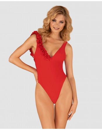 Maillot de bain - Monokini Cubalove - Rouge - les nuances du désir