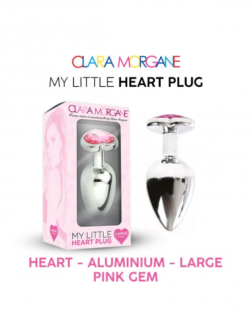 My little Heart Plug - Rose - les nuances du désir