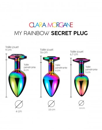 My little rainbow Secret Plug - les nuances du désir