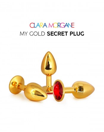 My Gold Secret Plug - Rouge - les nuances du désir