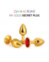 My Gold Secret Plug - Rouge - les nuances du désir