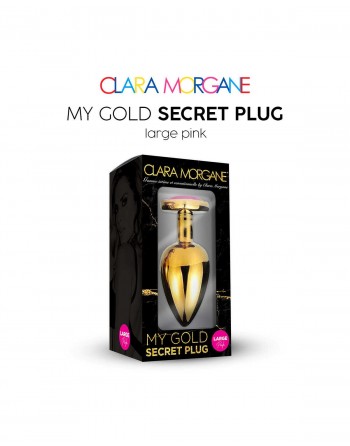 My Gold Secret Plug - Rose - les nuances du désir