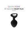 My Silicone Heart Plug - Noir - les nuances du désir