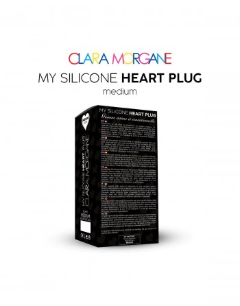 My Silicone Heart Plug - Noir - les nuances du désir