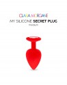 My Silicone Secret Plug - Rouge - les nuances du désir