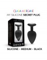 My Silicone Secret Plug - Noir - les nuances du désir