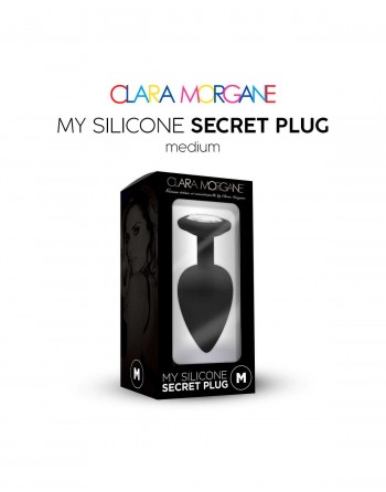 My Silicone Secret Plug - Noir - les nuances du désir