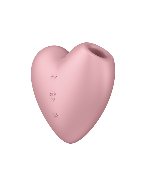 Stimulateur Satisfyer Cutie Heart - Rose - les nuances du désir