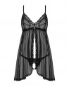 Babydoll Sedila noire - les nuances du désir