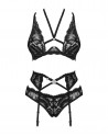 Ensemble 3 pcs Alessya - Noir - les nuances du désir