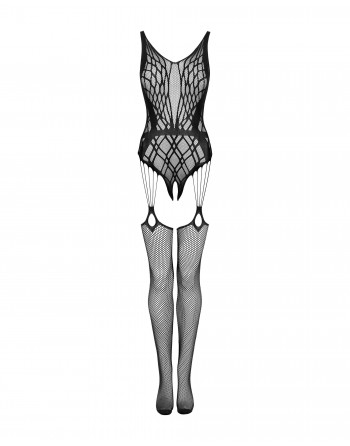 Bodystocking G324 - Noir - les nuances du désir