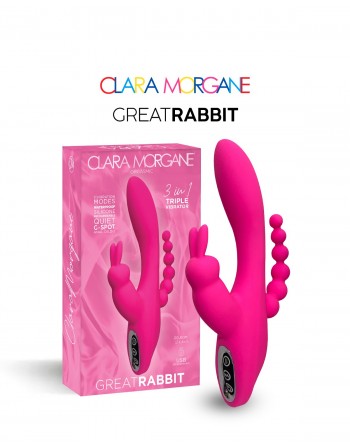 Vibromasseur Great rabbit 3 zones  - les nuances du désir