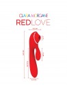 Stimulateur clitoridien - Red love - les nuances du désir