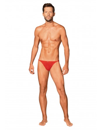 String Homme Obsessiver rouge - les nuances du désir
