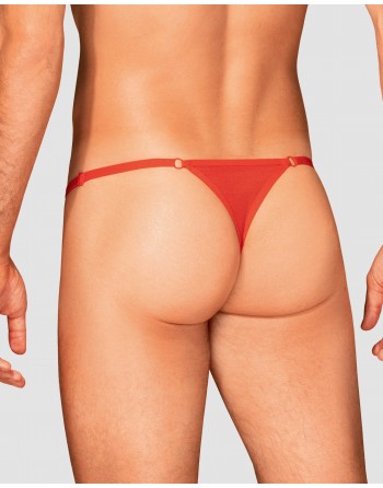 String Homme Obsessiver rouge - les nuances du désir