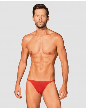 String Homme Obsessiver rouge - les nuances du désir