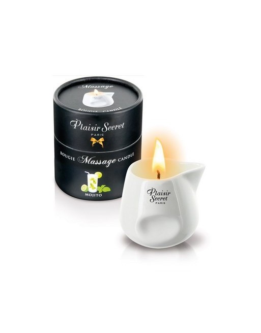 Bougie de massage Mojito Plaisir secret - 80 ml - les nuances du désir Bougie de massage Mojito Plaisir secret - 80 ml - les nuances du désir