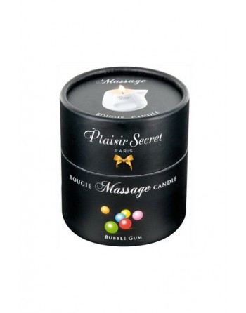 Bougie de massage Bubble gum Plaisir secret - 80 ml - les nuances du désir