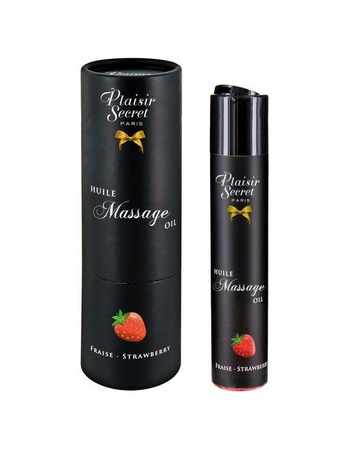 Huile de massage Fraise 60 ml - les nuances du désir