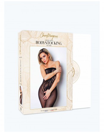 Le numéro 20 bodystocking Clara Morgane - Noir