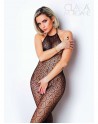 Le numéro 17 bodystocking Clara Morgane - Noir - les nuances du désir