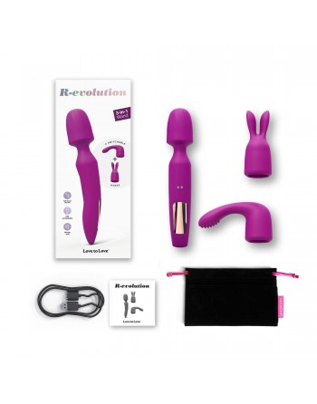 Stimulateur vibromasseur R-Evolution - Sweet Orchid - les nuances du désir