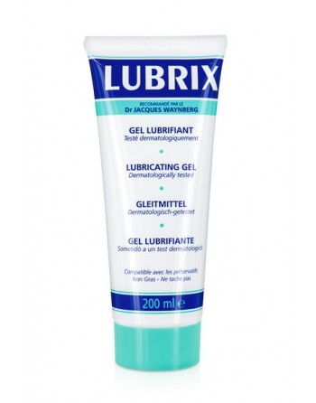 Tube de lubrifiant intime Lubrix 200ml - les nuances du désir