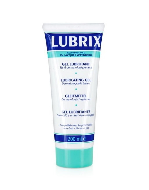 Tube de lubrifiant intime Lubrix 200ml - les nuances du désir