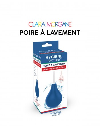 Poire à lavement Clara Morgane - Bleue - les nuances du désir