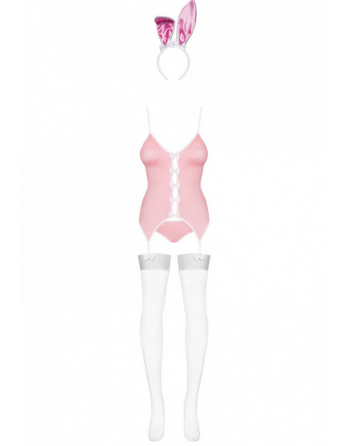 Costume Lapin 4 pcs rose - les nuances du désir