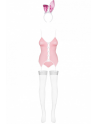 Costume Lapin 4 pcs rose - les nuances du désir