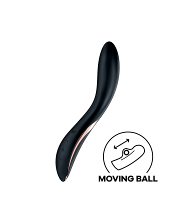 Rrrolling Stimulateur point G Satisfyer - Noir - les nuances du désir