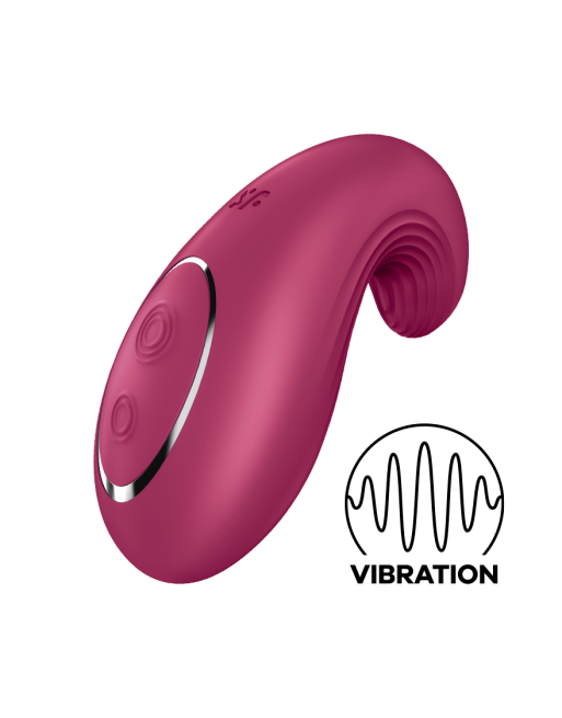 Dipping delight Stimulateur Satisfyer - Framboise - les nuances du désir