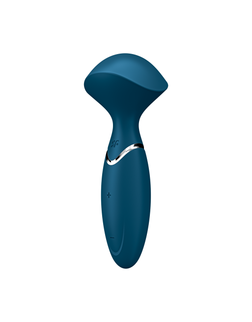 Mini Wand-er Vibromasseur Satisfyer - Bleu - les nuances du désir