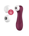 Pro 2 Génération 3 Air pluse Connect App et vibration - Vin rouge Satisfyer - les nuances du désir