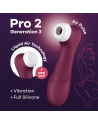 Pro 2 Génération 3 Air pluse - Bordeaux Satisfyer - les nuances du désir