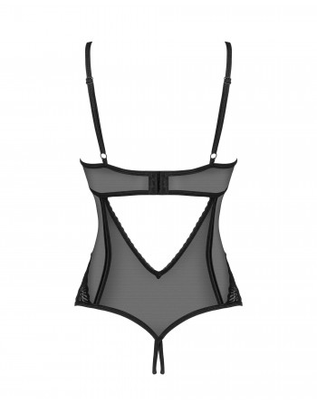 Body ouvert Serena love - Noir - Obsessive - les nuances du désir